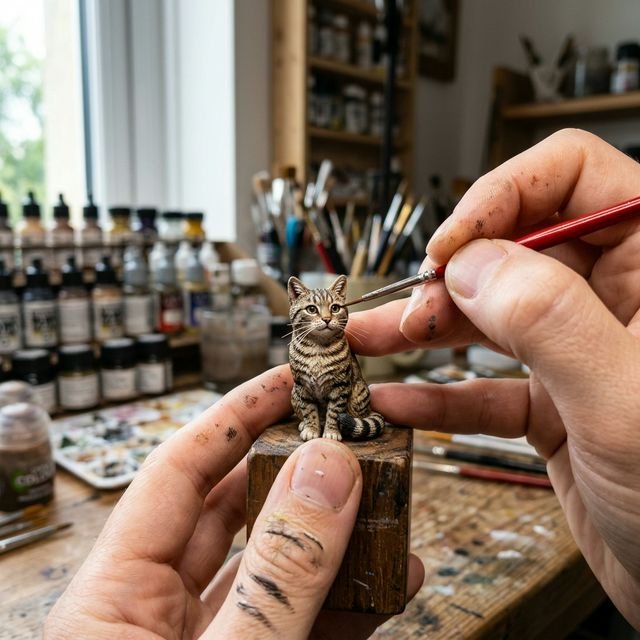 Detalle de pintura artesanal